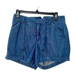 Helmut Lang Denim Seamed Womens Shorts 28 Minimalist Old Money Capsule